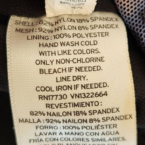 Ava & Viv purple swim cover up shirt padded plus size 14W - Picture 5 of 6